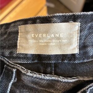 Everlane Black Organic Cotton Jeans
